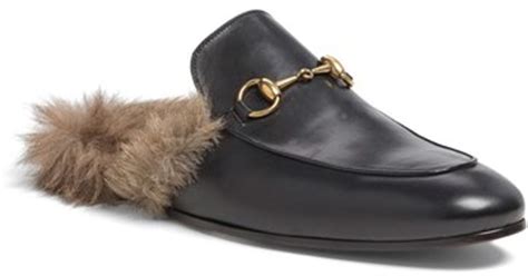 gucci loafers furry|gucci loafer boots.